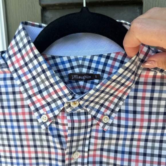 J. McLaughlin Men’s Casual Button Down Shirt- Size Small - Picture 4 of 6
